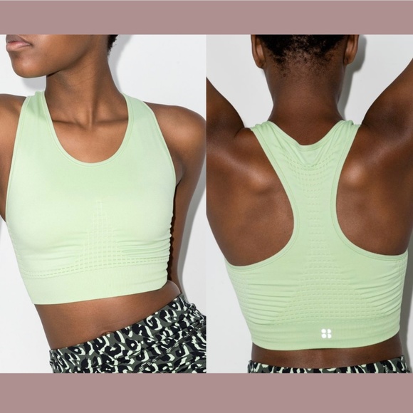 NWD‎ Sweaty Betty [ Medium ] Stamina Sports Bra in Utopia Green - Picture 1 of 12